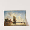 Canal en Hollande by Johan Barthold Jongkind