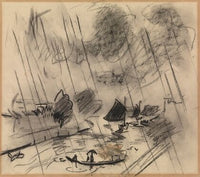 Canal in the Rain – The Ferryman