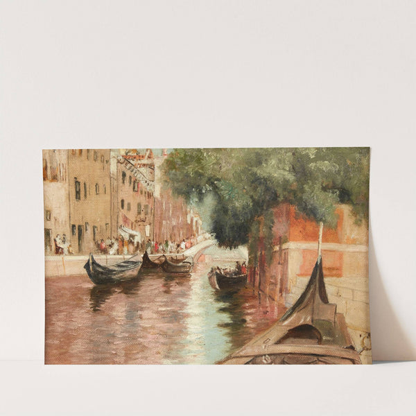 Canal Scene by Francis Hopkinson Smith