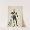 Candide: Unidentified Character in Black Bodysuit, Silver Sash, and Green Cape (1934-1943) by Alex Jones