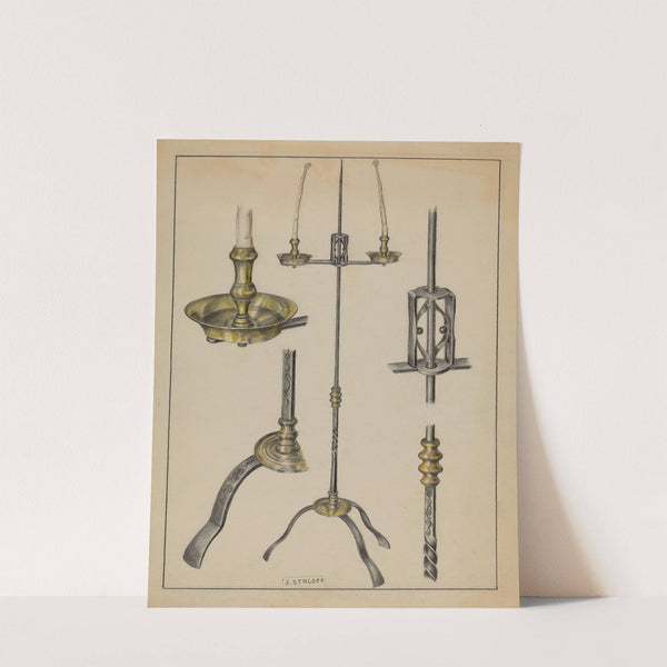 Candlestand (c. 1936) by Jack Staloff