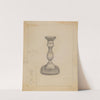 Candlestick (c. 1936) by Milton Grubstein