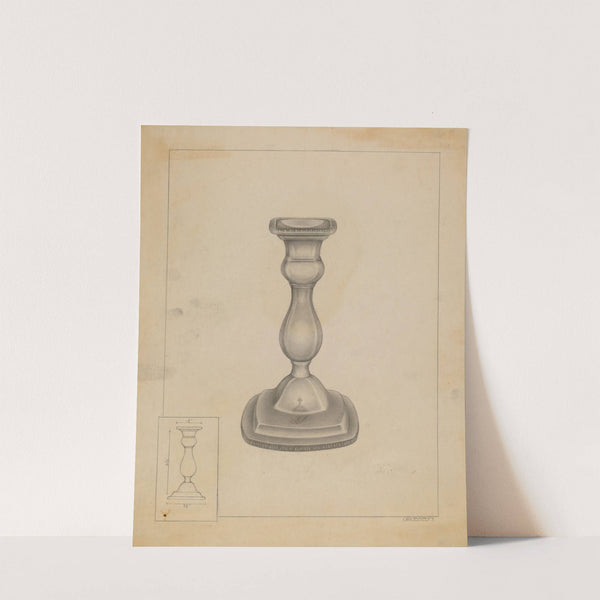 Candlestick (c. 1936) by Milton Grubstein