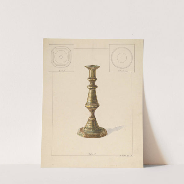 Candlestick by Alfred Walbeck