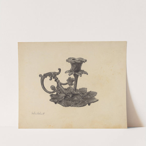 Candlestick (c. 1939) by Helen Hobart