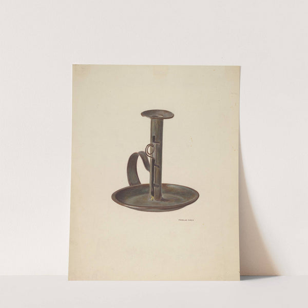Candlestick and Holder by Franklyn Syres