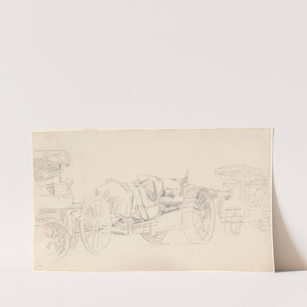 Cannon Trailers, France (1918) by John Singer Sargent