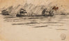 Canoe with Two Men