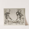 Cap. Esgangarato and Cap. Cocodrillo (1631) by Jacques Callot