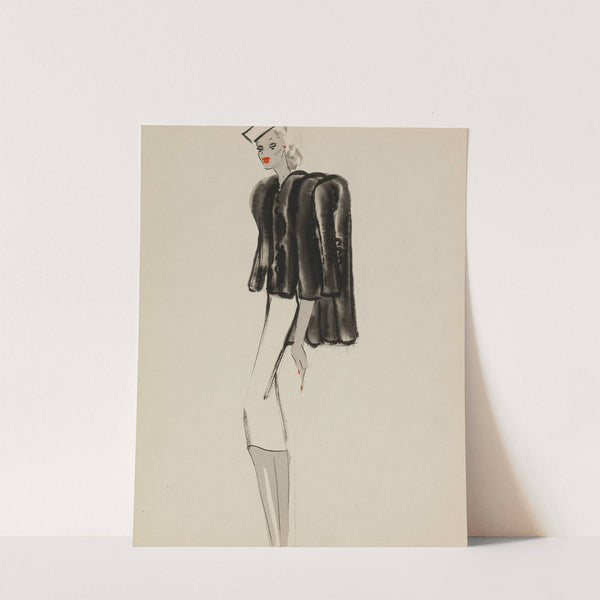 Cape noire travaillée en bandes (1938) by M. P. Leven