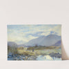Capel Curig With Snowdon And The Glyders In The Distance, North Wales by Alfred William Hunt
