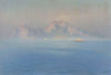 Capri, Côte Escarpée Vue De La Mer