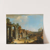 Capriccio Architettonico Con Città Di Fantasia by Francesco Battaglioli