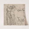 Capriccio Derived from Salvator Rosa’s ‘Figurine’ by British 18th Century