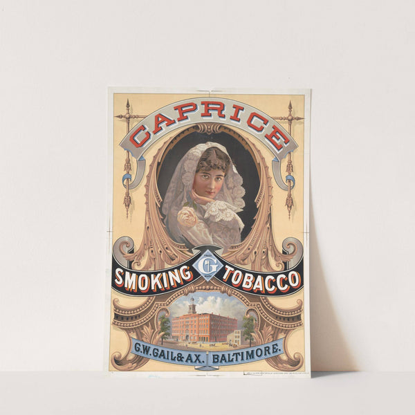 Caprice smoking tobacco, G.W. Gail &amp; Ax., Baltimore by Wells &amp; Hope Co.