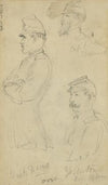 Capt. Bernard Bewaid. Capt. Davis. Lieut. Wharton sig Officer