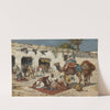 Caravan at rest by Giuseppe Gabani