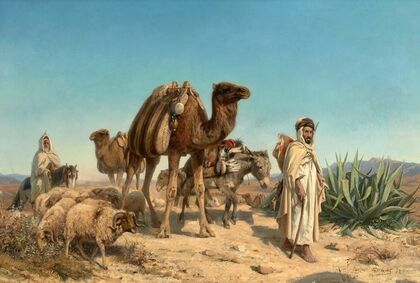 Caravane dans le désert (1875)