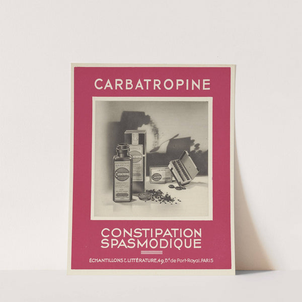 Carbatropine (1910-1950) by Laboratoire Montagu