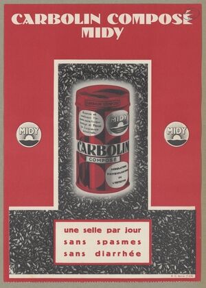 Carbolin composé Midy (1910-1950)