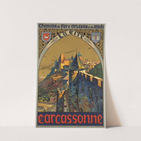 Carcassonne (1923) by E. Paul Champseix