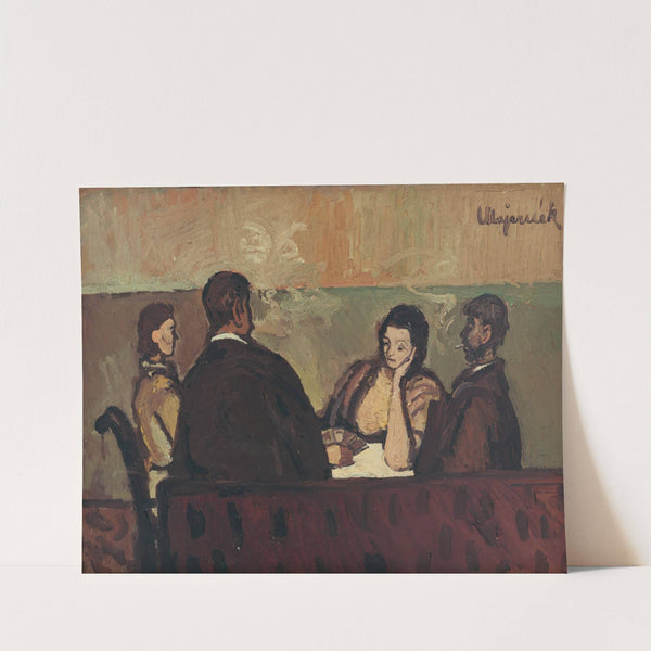 Card Players (1944) by Cyprián Majerník