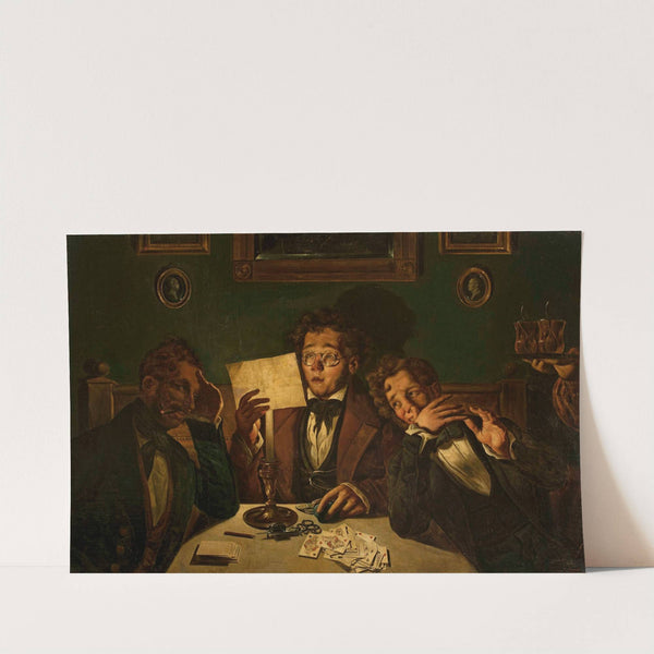 Card players by Feliks Pęczarski