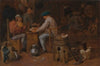 Card Players and Carousers
