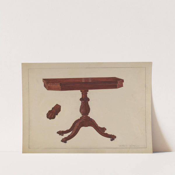 Card Table by Francis Borelli