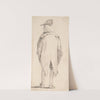 Caricature of a Man Wearing a Wig and a Tricorne, Seen from Behind (1760) by Giovanni Battista Tiepolo