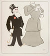 Caricature of a mismatched couple (1904)