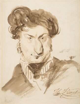 Caricature of Charles-Henri Plantade