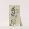 Caricature of Eugène Marcel (1855) by Claude Monet