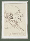 Caricature of Pierre-Louis Ginguene