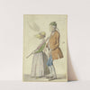 Caricatured farmer couple by Hieronymus Hess