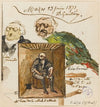 Caricatures de Thiers Thiers ministre, Thiers bavard et Thiers dans sa cellule d’attente (1871)