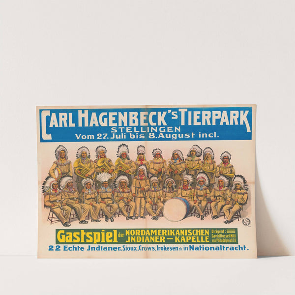 Carl Hagenbeck&#8217;s Tierpark stelligen by Adolf Friedländer Lith.