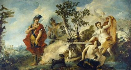 Carlo and Ubaldo Resisting The Enchantments of Armida’s Nymphs (1750-1755)