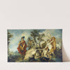 Carlo and Ubaldo Resisting The Enchantments of Armida&#8217;s Nymphs (1750-1755) by Giovanni Antonio Guardi