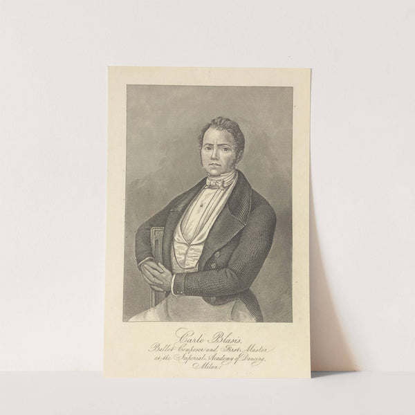 Carlo Blasis, ballet composer and first master at the Imperial Academy of Dancing, Milan