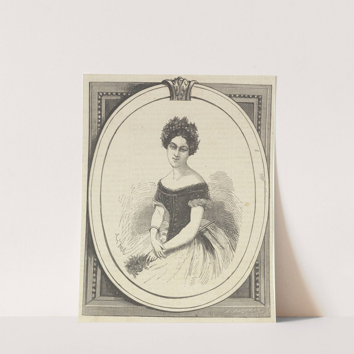 Carlotta Grisi (1841-1846) by Alfred Edward Chalon