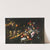 Carnations, roses, jasmine and other flowers with fruit on golden plates by Francesca Volò Smiller