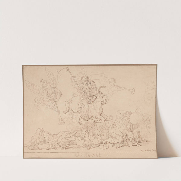 Carnival [Allegorical Scene] (1858) by Adrian Głębocki