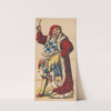 Carnival prince in long red robe with a glass of beer and a marotte by René Ackermann