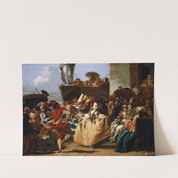 Carnival Scene Or The Minuet (1754-55) by Giovanni Domenico Tiepolo