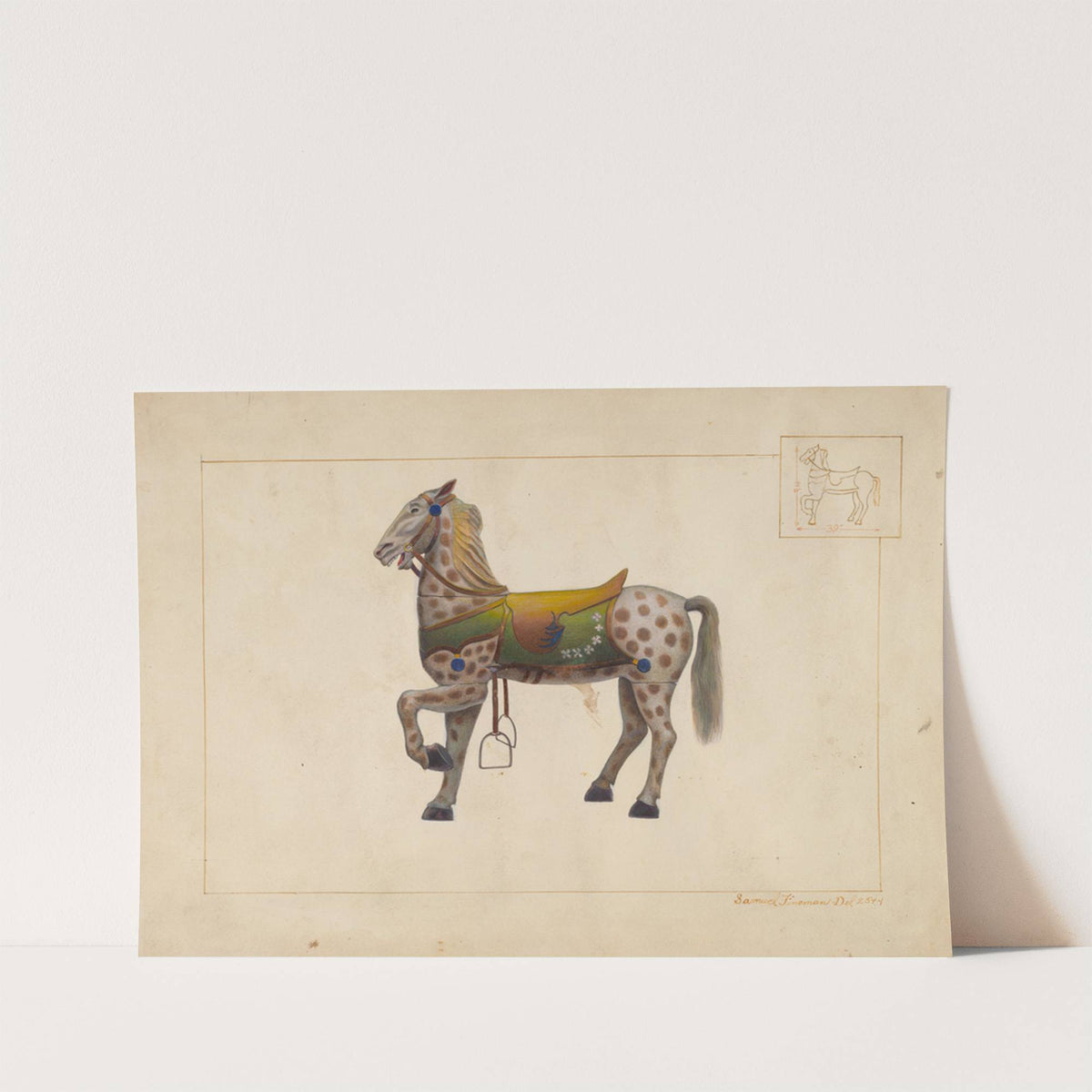 Carousel Horse by Samuel Fineman