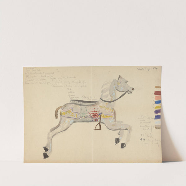 Carousel Horse (Study) by Elizabeth Moutal