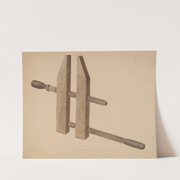 Carpenter&#039;s Clamp by Alexander Anderson