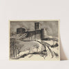 Carpineti castle near Canossa by Hermann Lismann