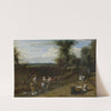 Carriage in a Riverbed by Jan Siberechts